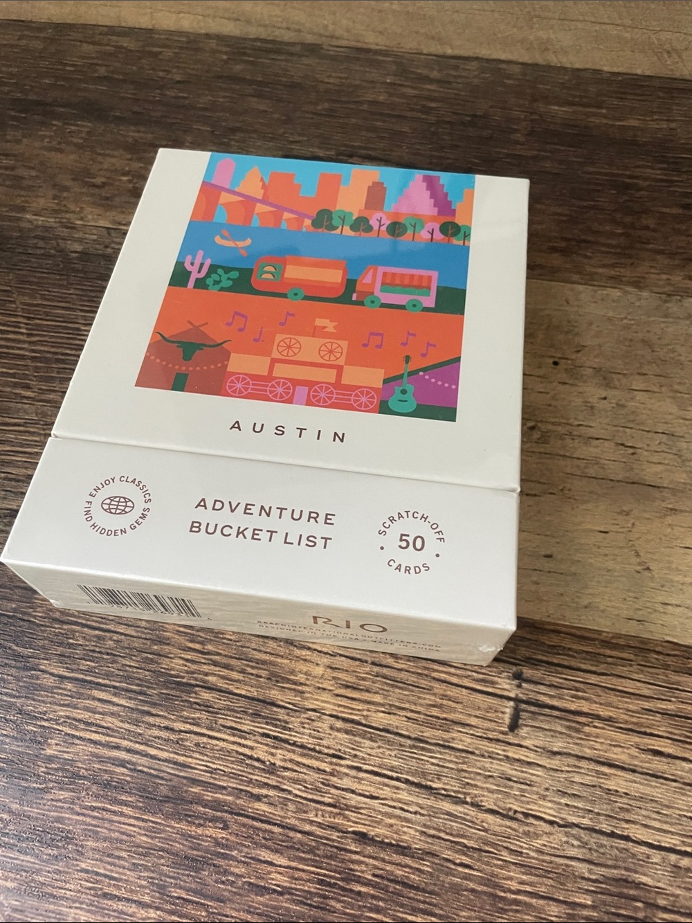 Austin Adventure Bucket List 50 scratch off cards